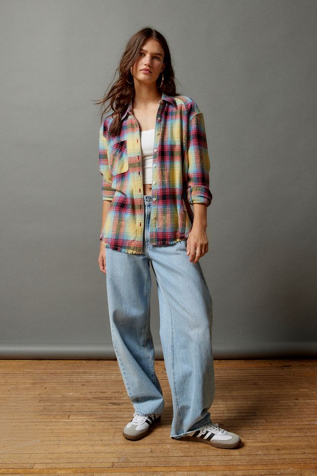 BDG Brixton Button-Down Flannel Shirt #1