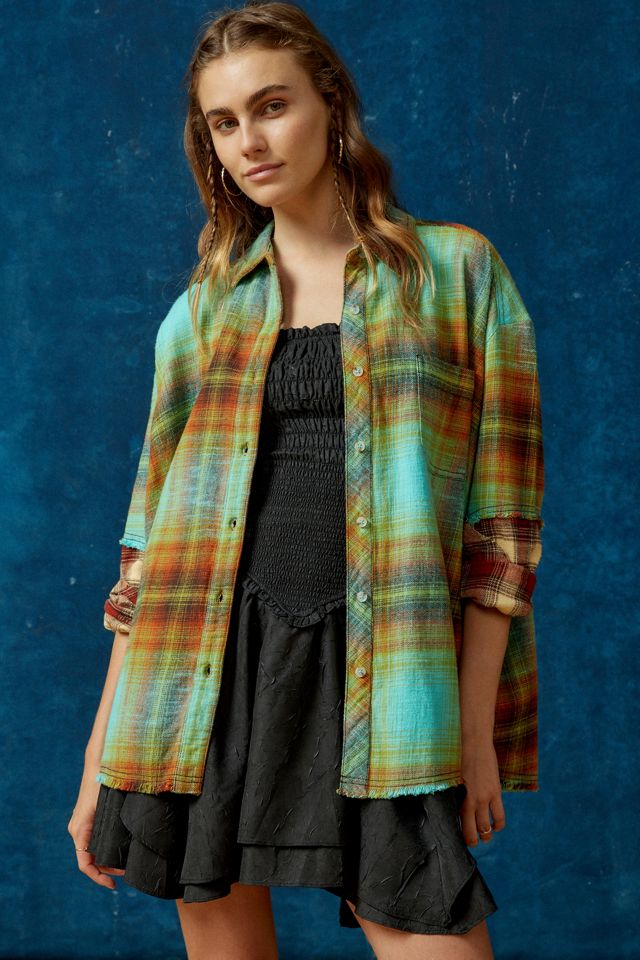 BDG One Way Or Another Plaid Button-Down Shirt #4