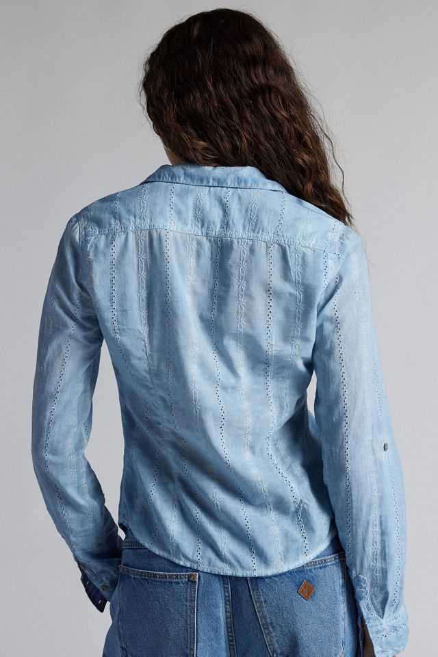 BDG Tamarah Slim Eyelet Shirt #3