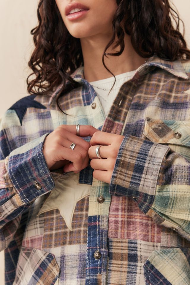 BDG Dani Cowboy Flannel Shirt #1