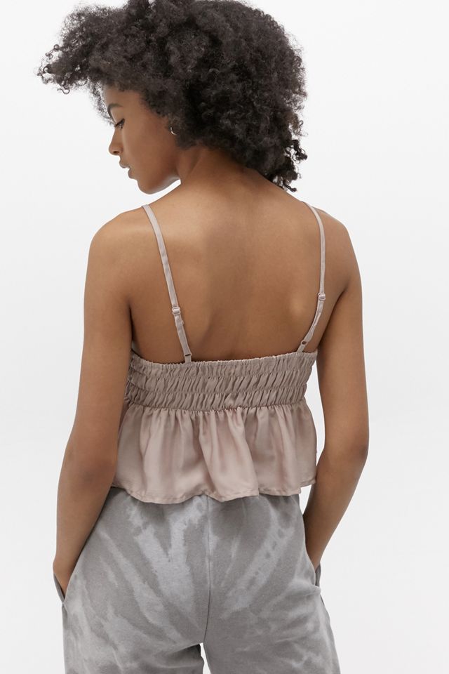 UO Cleo Smocked Babydoll Top #1