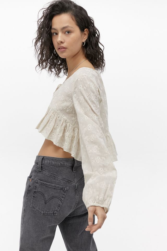 UO Top Floreale Ricamato  #3