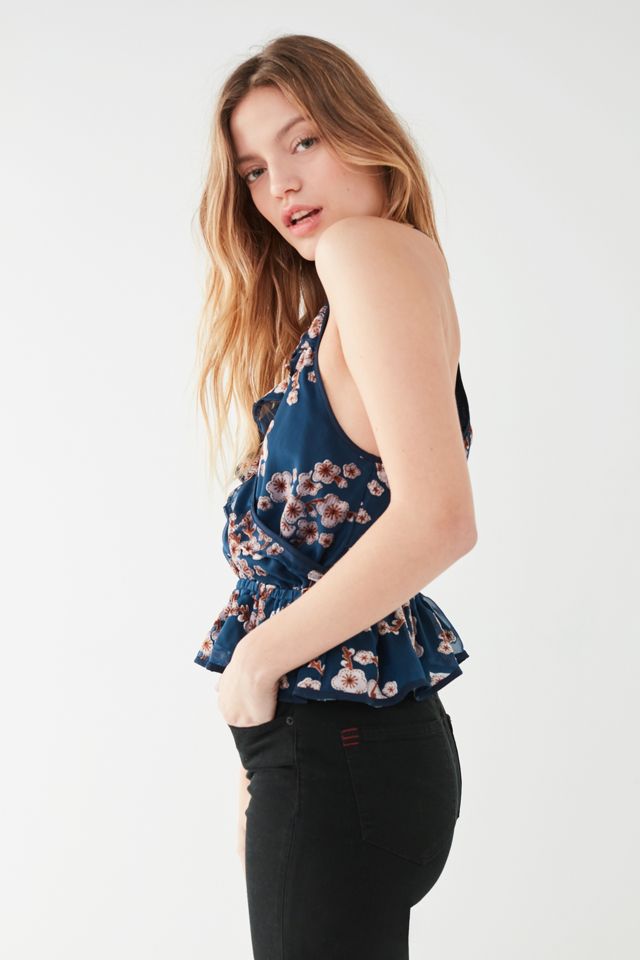 UO Twilight Rose Ruffle Wrap Cami #3