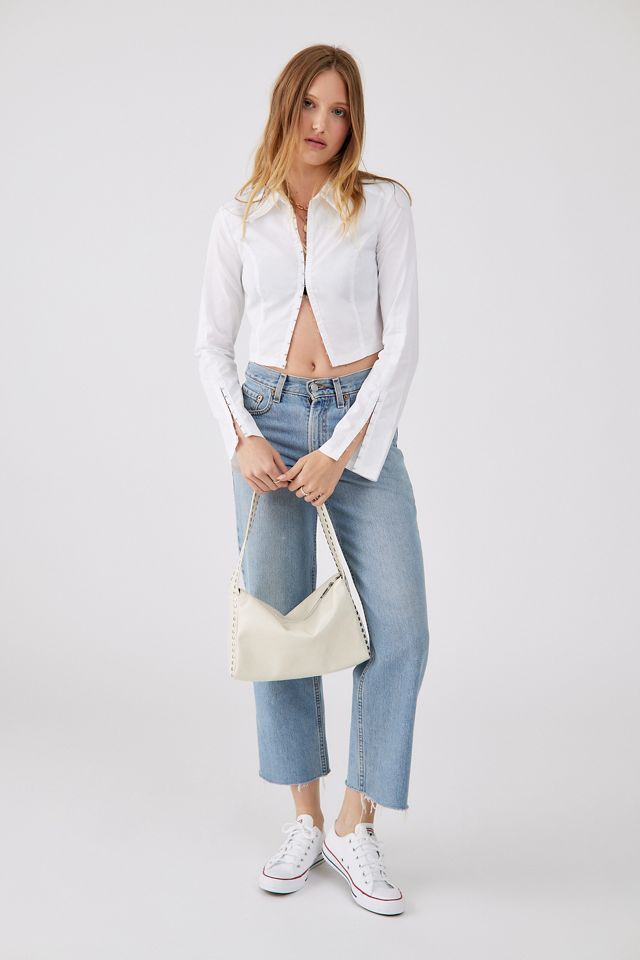 UO Liv Corset Button-Down Shirt #2