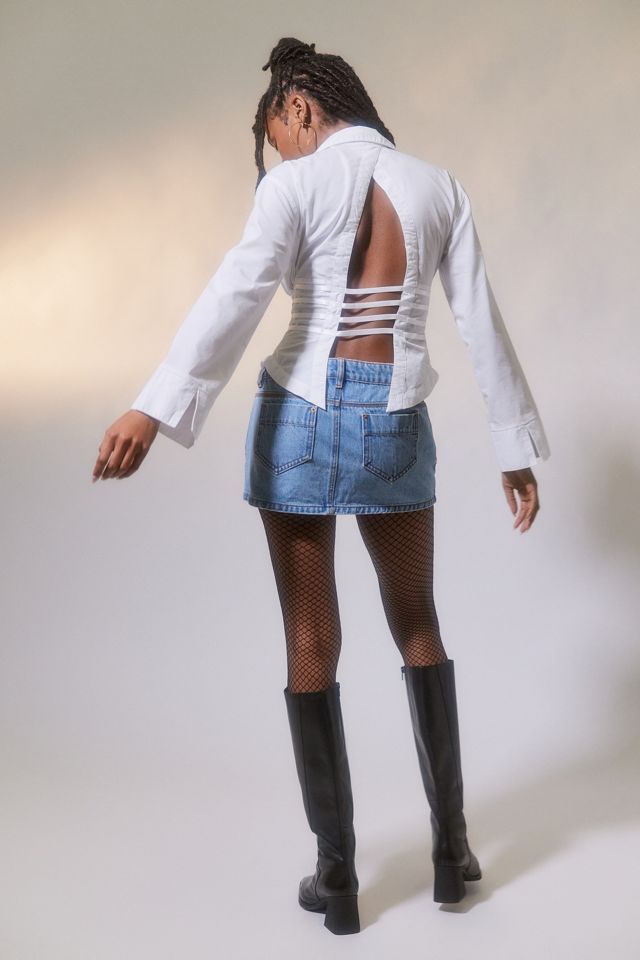 UO Starla Camicia aderente in vita #1