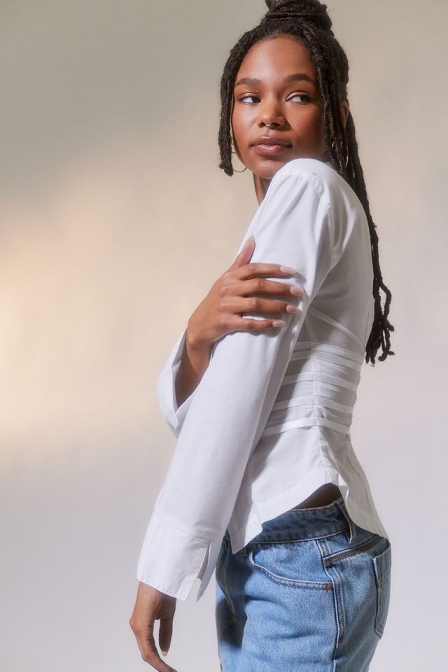 UO Starla Camicia aderente in vita #3