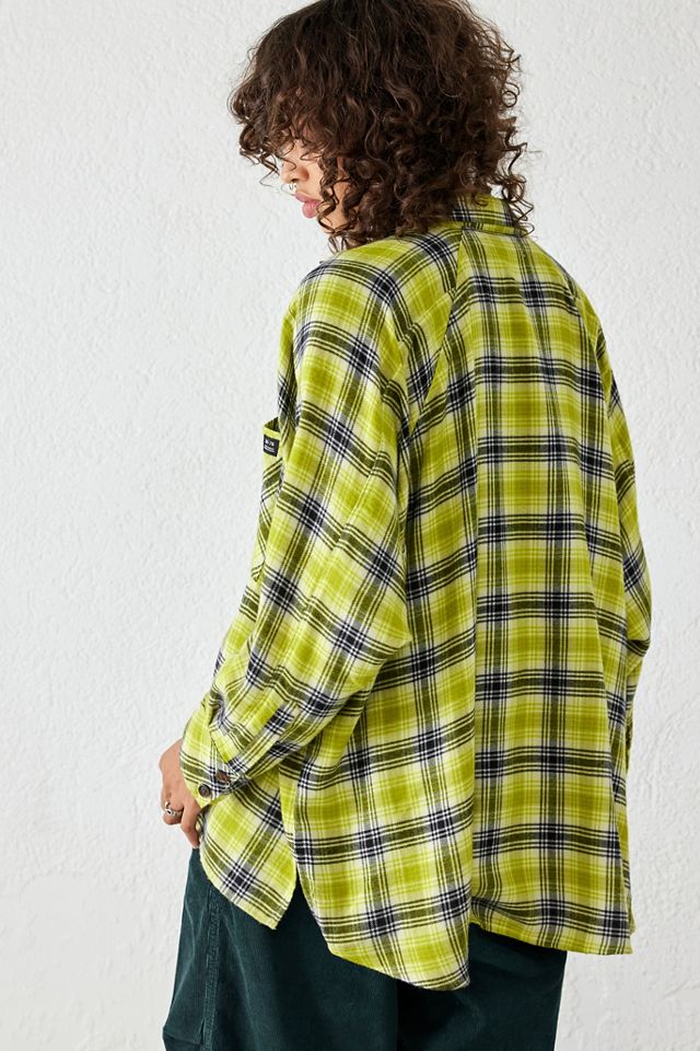 UO Lime Brendan Flannel Shirt #2