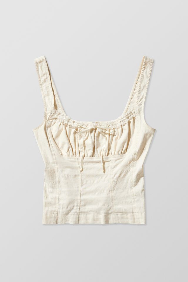 Top Camisero Lennon de Lino Kimchi Blue #4