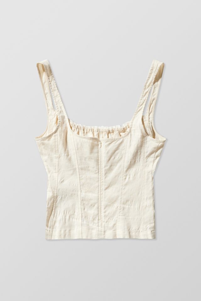 Top Camisero Lennon de Lino Kimchi Blue #5