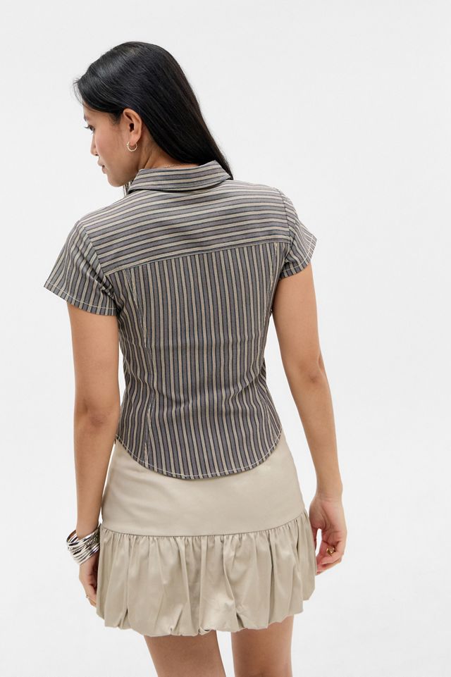 Silence + Noise Polly Bengaline Shirt #3