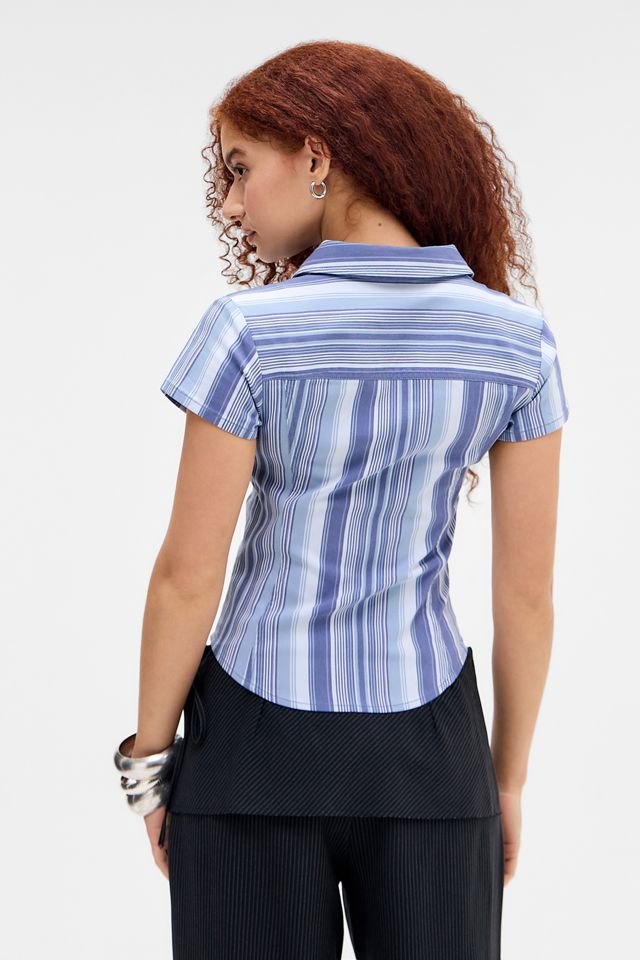 Silence + Noise Polly Bengaline Shirt #3