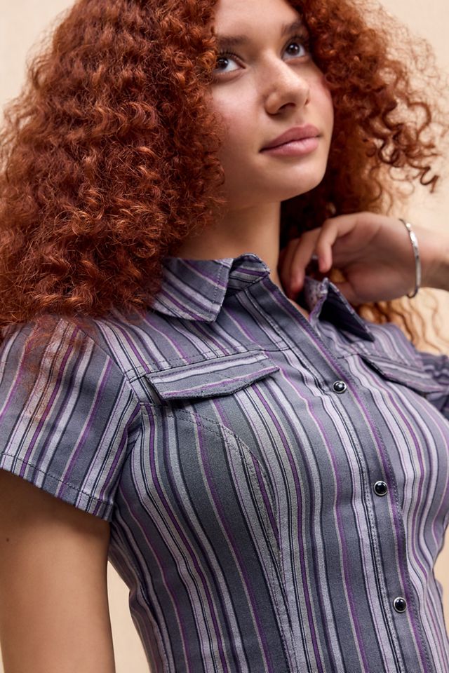Silence + Noise Polly Bengaline Shirt