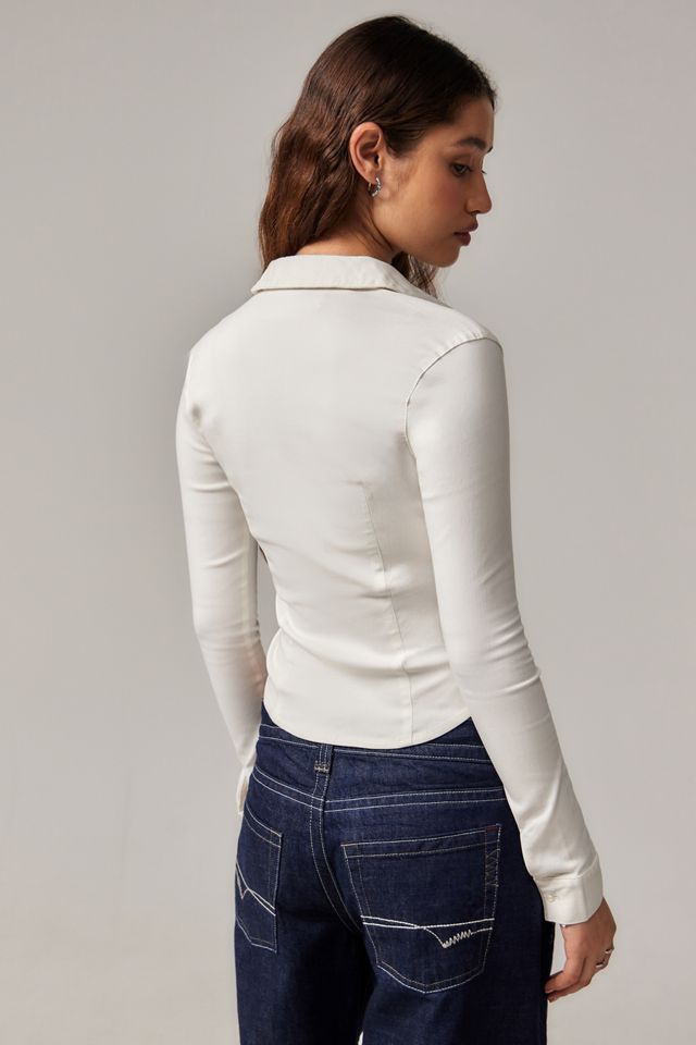Silence + Noise Hailey Zip Through Shirt #3