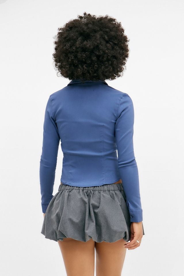 Silence + Noise Hailey Zip Through Shirt #3