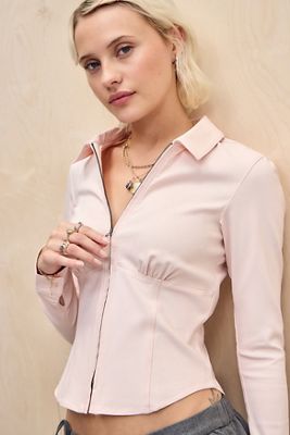 Silence + Noise Chemise zippée Hailey