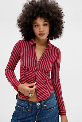 Chemise zippée Hailey en taille: TTP - Silence + Noise - Modalova