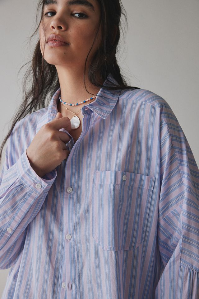 BDG Alex Breezy Button Shirt #1