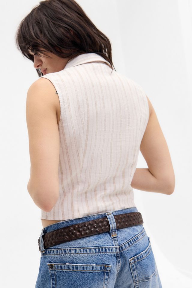 Kimchi Blue Leila Lace-Up Sleeveless Top #3
