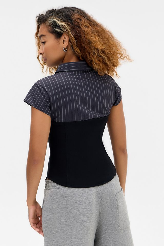 Silence + Noise Lila Hybrid Shirt #2