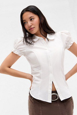 Chemisier boutonnée col en coeur en taille: XS - BDG - Modalova