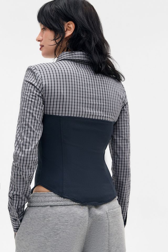 Silence + Noise Lila Hybrid Long Sleeve Top #3