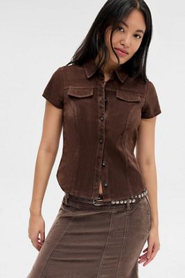 BDG Polly Moleskin Shirt