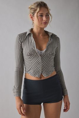 Chemise ajustée à manches longues UO Hailey