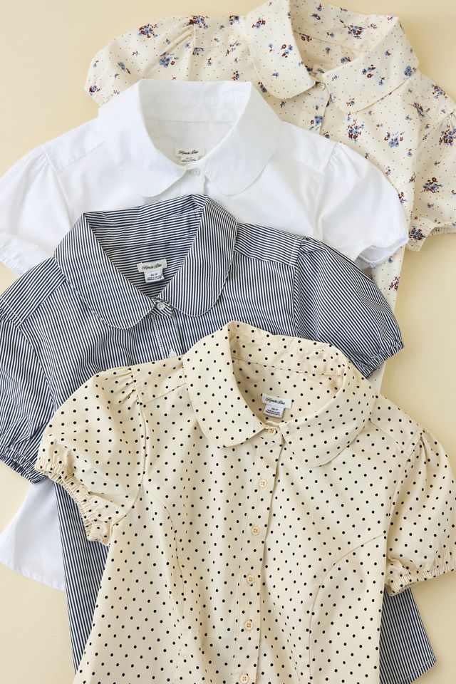 Kimchi Blue Clover Round Collar Shirt #4