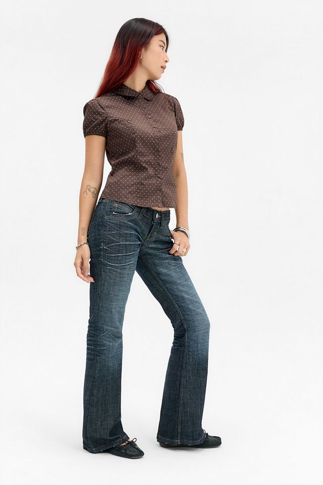 Camicia con Colletto Tondo Clover Kimchi Blue #2