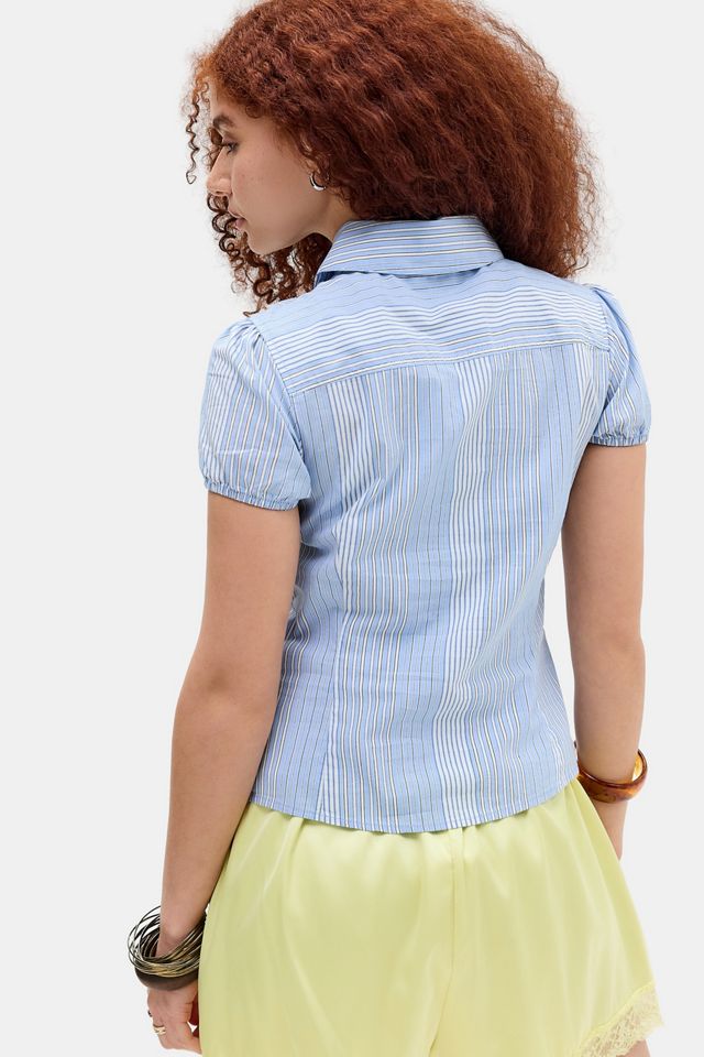 Kimchi Blue Clover Round Collar Shirt #3