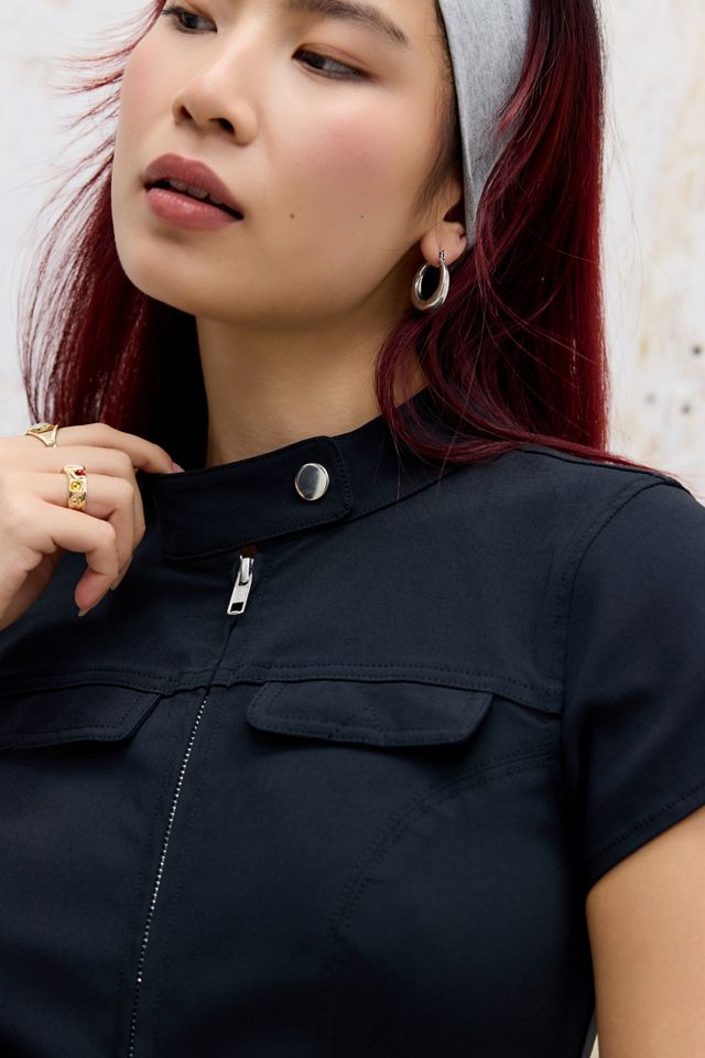 Silence + Noise Simi Moto Shirt Jacket #2