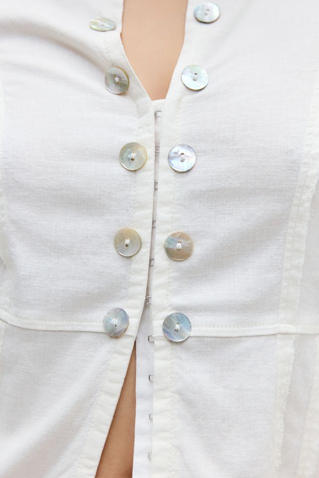 BDG Casey Military Linen Shirt #2