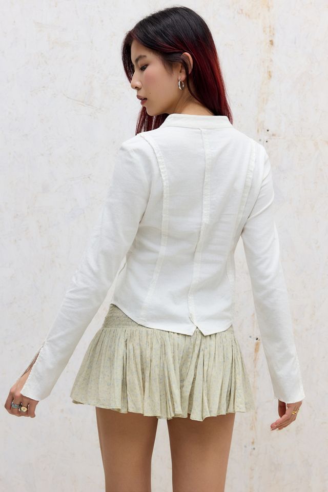BDG Casey Military Linen Shirt #3