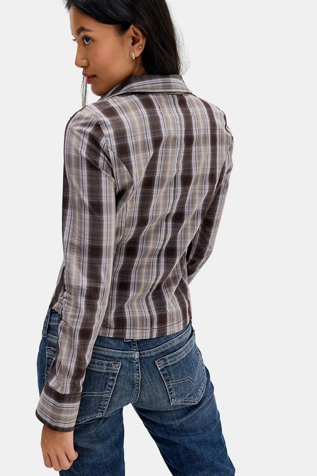 Silence + Noise Vix Poplin Asymmetric Shirt #3