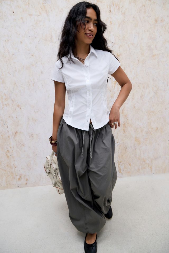 Silence + Noise Matty Asymmetric Shirt #2