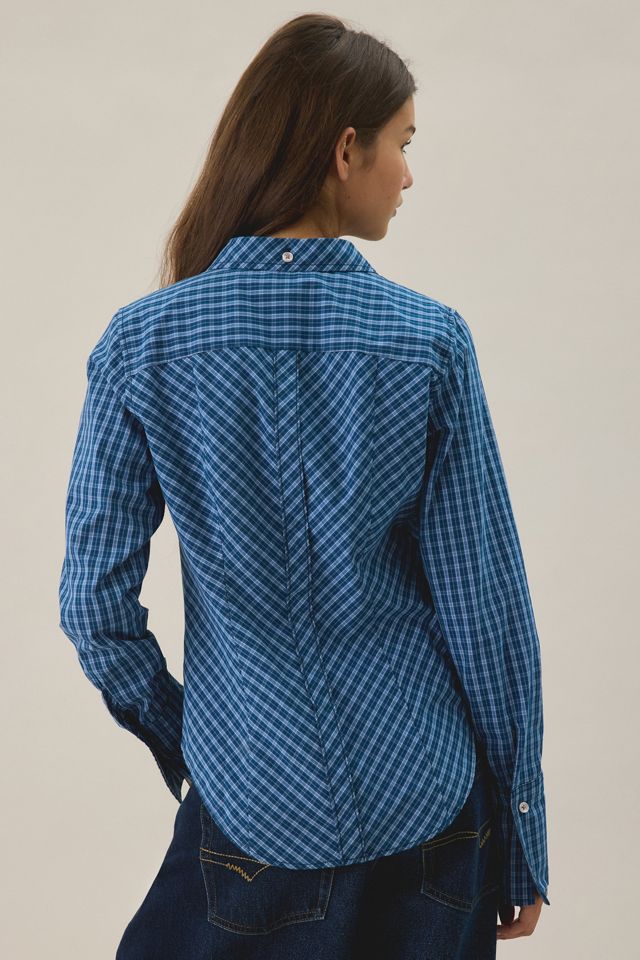 Camicia UO Leilani a Quadri Slim Taglio in Sbieco #4