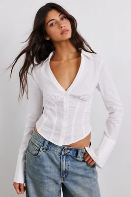 Chemise à manches longues Aria boutonnée BDG