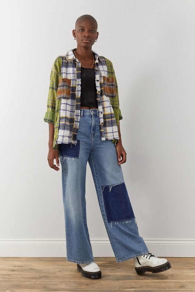 UO Kaden Raw Edge Check Shirt #2