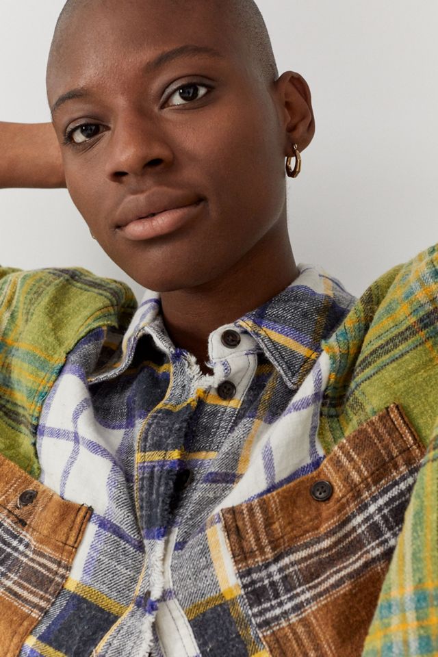 UO Kaden Raw Edge Check Shirt #3