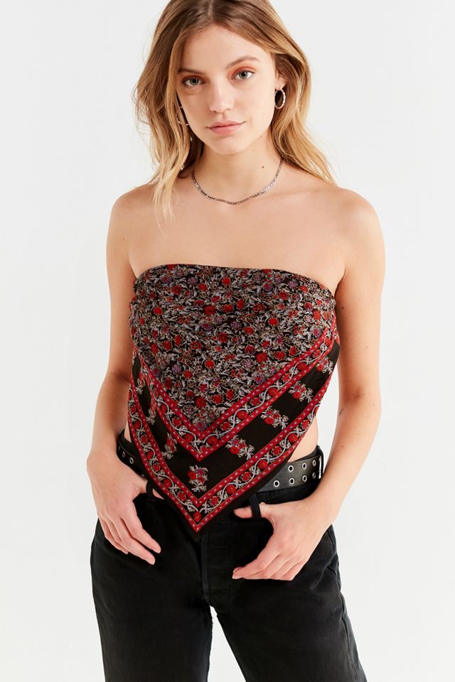 UO Bandit Bandana Strapless Top #3