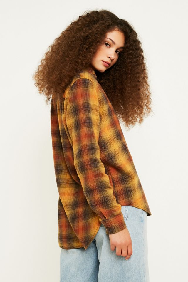 UO Eli Perfect Button-Through Flannel Shirt #3