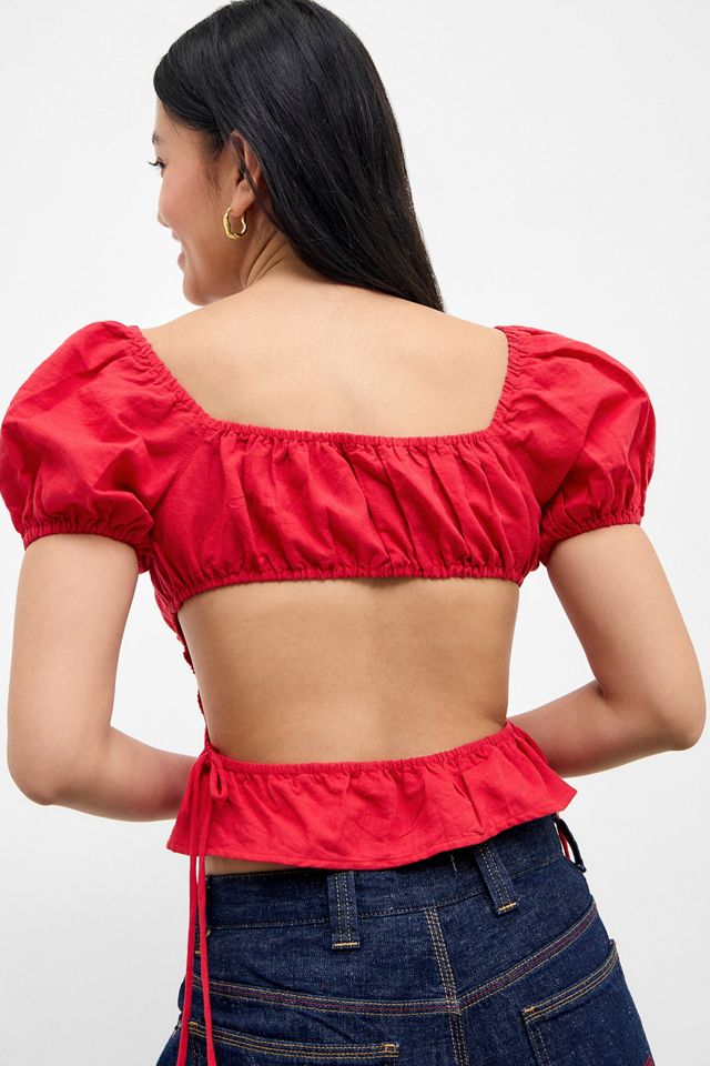Silence + Noise Cleo Cut Out Blouse #4
