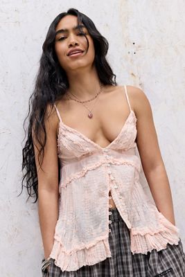 sheer lace top mini dress Sheer Lace A-Line Mini Dress in Ivory main image 1