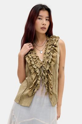 Kimchi Blue Camicetta Militare Clara