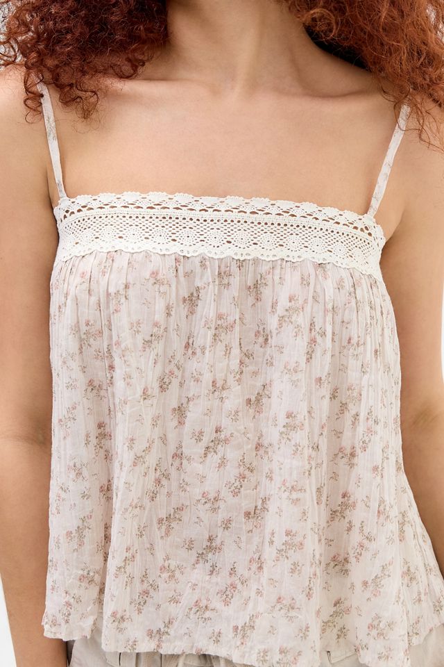 Caraco Elara à petites fleurs Kimchi Blue #2