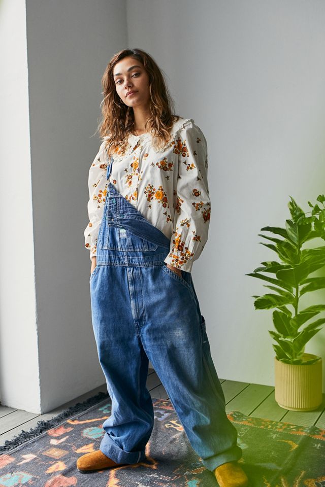 UO - Blouse col Claudine Quinn à fleurs jaune #2