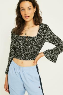 urban outfitters floral blouse