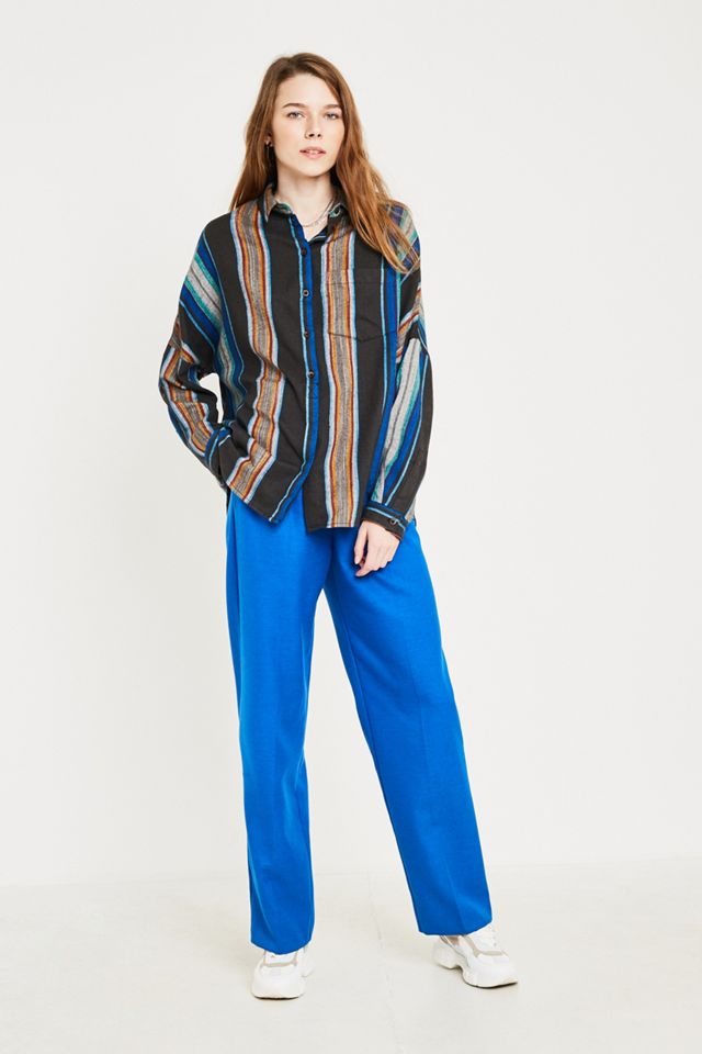 Urban Outfitters – Vertikal gestreiftes Boyfriend-Flanellhemd #5