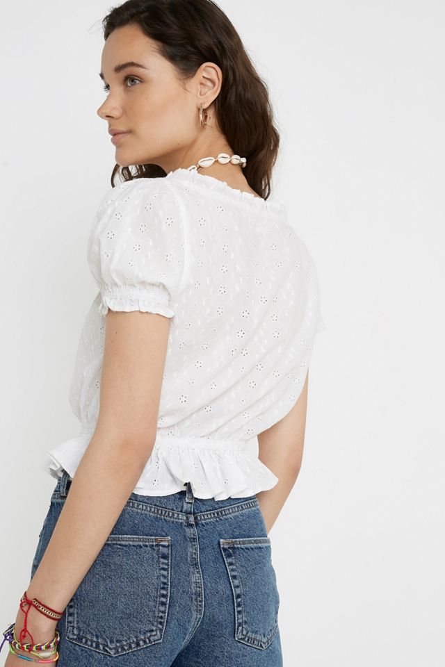 Blusa UO Riley Broderie #3