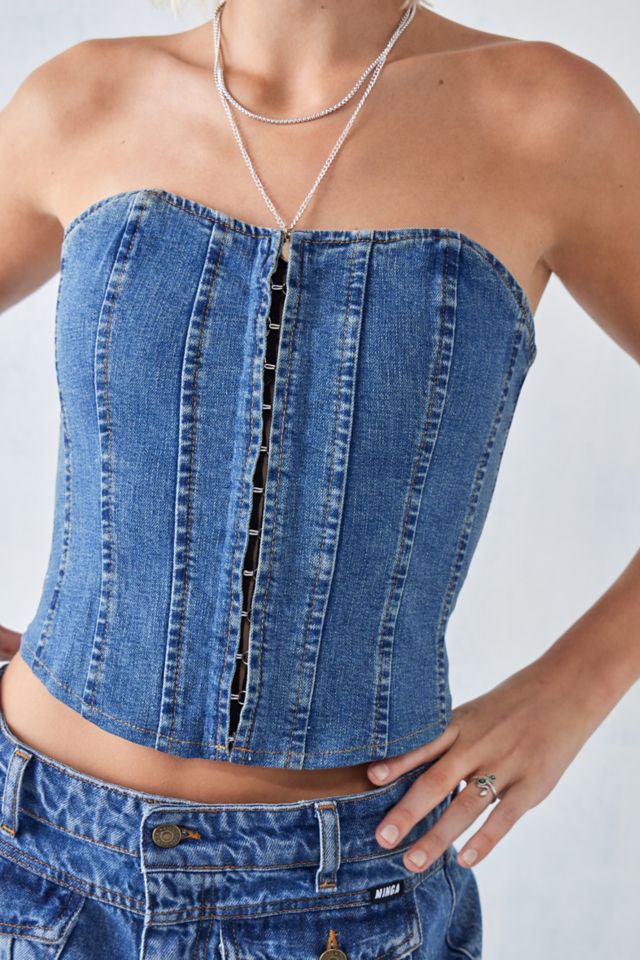 LACED UP JEAN PANTS I CORSET STYLE JEANS